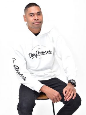 MENS HOODIE: white